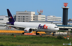 「あおいそら」FedEx 777-FHT N843FD  Takeoff 