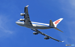 China 747-400 B-2475 Takeoff「青色が好き」