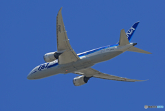 「良い空～」 ANA 787-8 JA814A 出発です