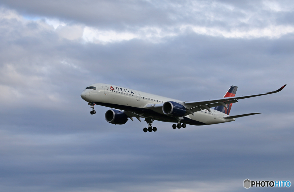 「空色」DELTA A350-941 N505DN  Landing