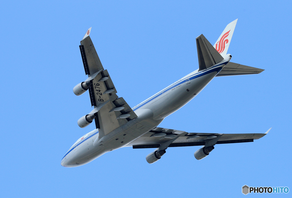 「すかい」 China 747-400 B-2436 飛ぶ