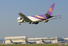 「はれ」 Thai A380-841 HS-TUF 着陸します