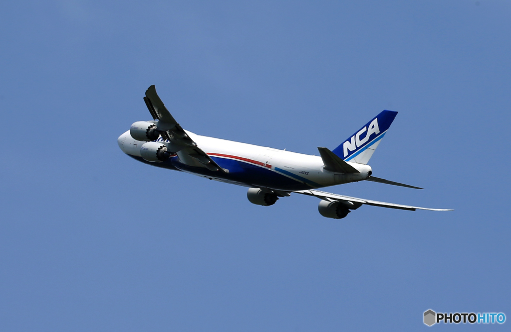 「青色が好き」NCA 747-8KZF JA12KZ 出発
