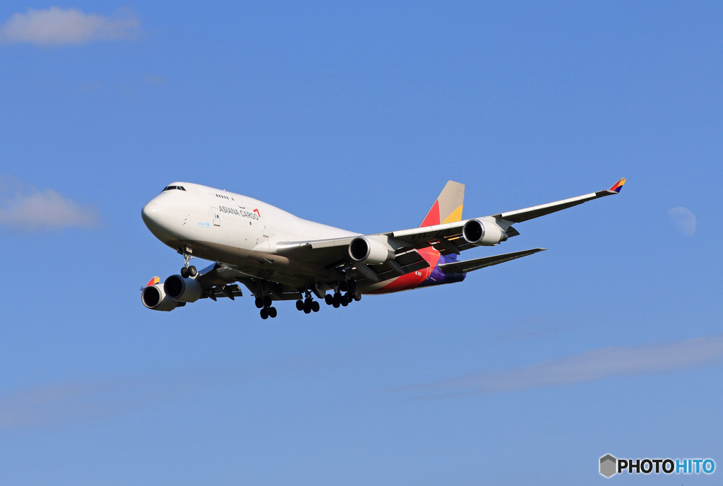 「ぶるー」 Asiana 747-400 HL7421 Landing