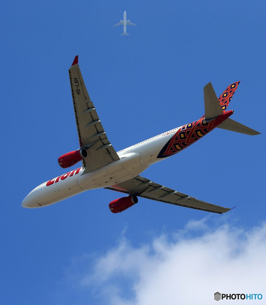 「群青」 Lion Air A330-343 クロス機 Takeoff