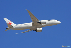 ☀「あおぞら」 JAL 787-8 JA844J 離陸