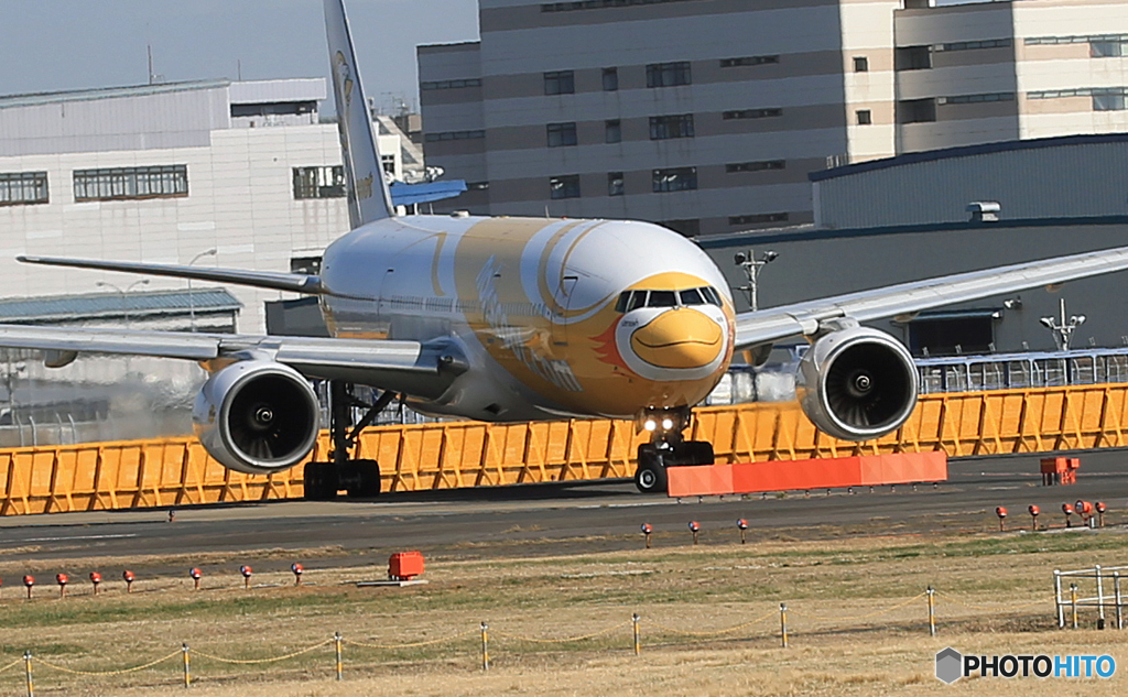 「青」 NOKSCOOT 777-212 HS-XBC 出発です