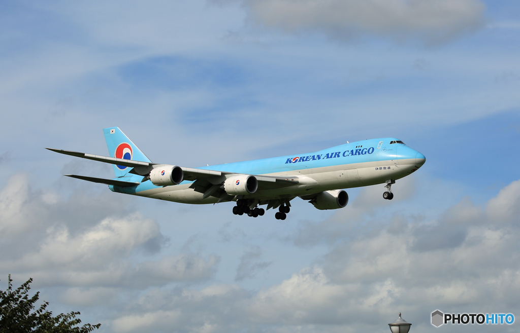 「ぶるー」 Korean 747-8 HL7617 到着しました