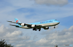 「ぶるー」 Korean 747-8 HL7617 到着しました