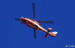 「空色」消防ヘリ来たる　AS365N JA03CF