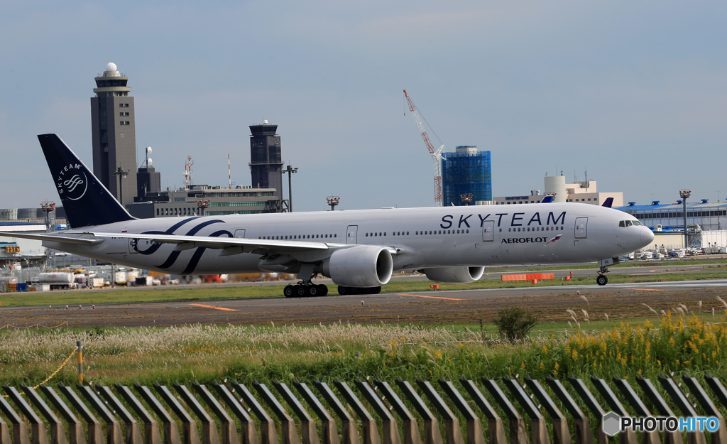 「ブルー」AEROFLOT 777-3MO VQ-BQG Takeoff 