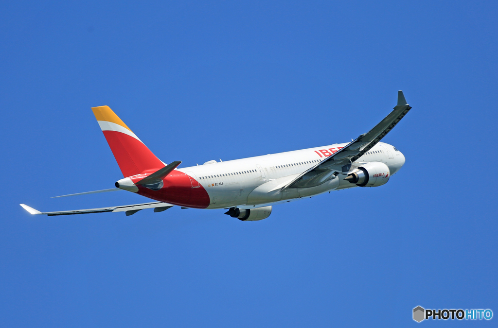 「賀正」 IBERIA A330-202 EC-MLB 飛び立ちです