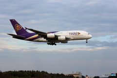 「群青」 Thai A380-841 HS-TUA Landing 