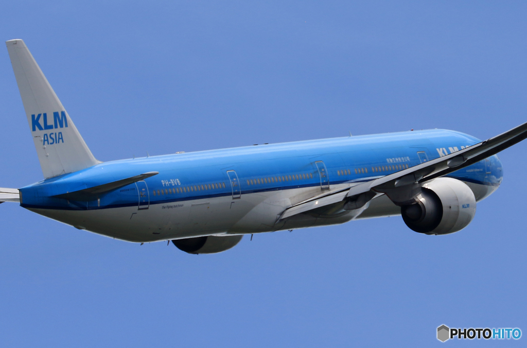 「青い空」が一番 KLM 777-306 PH-BVB