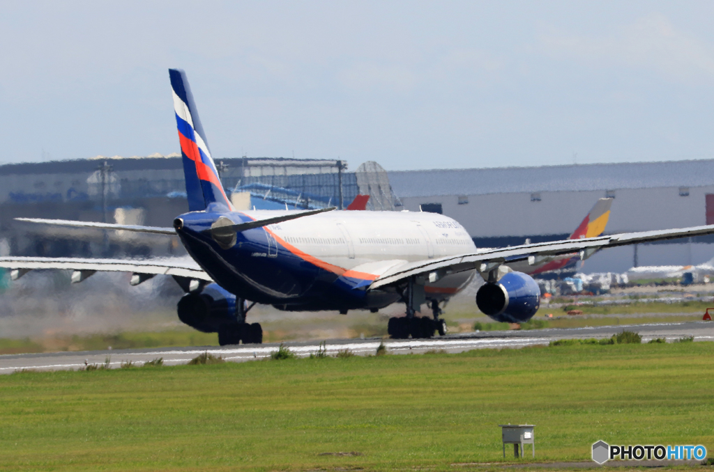  「晴れ」 Aeroflot A330-343 離陸