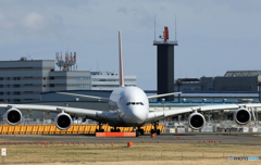 「晴れた」 ASIANA A380-841 HL7626 Takeoff