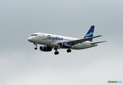 「☁」 Yakutia sukhoi 100-95UR 到着