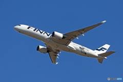 「賀正」 FINNAIR A350-941 OH-LWE 飛び立ちです