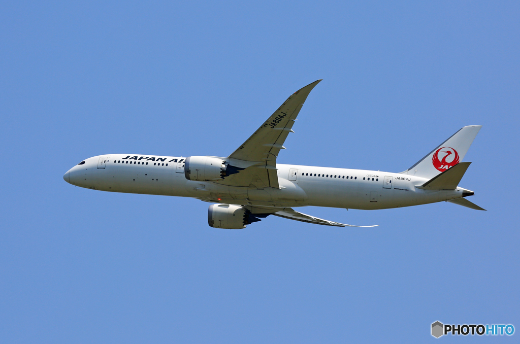 「すかい」 JAL 787-9 JA864J 出発