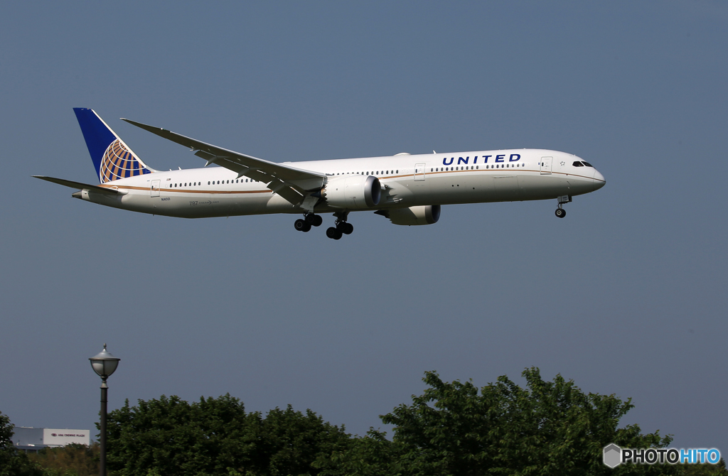 「スカイ」UNITED 787-10 新型機 N14001 Landing　