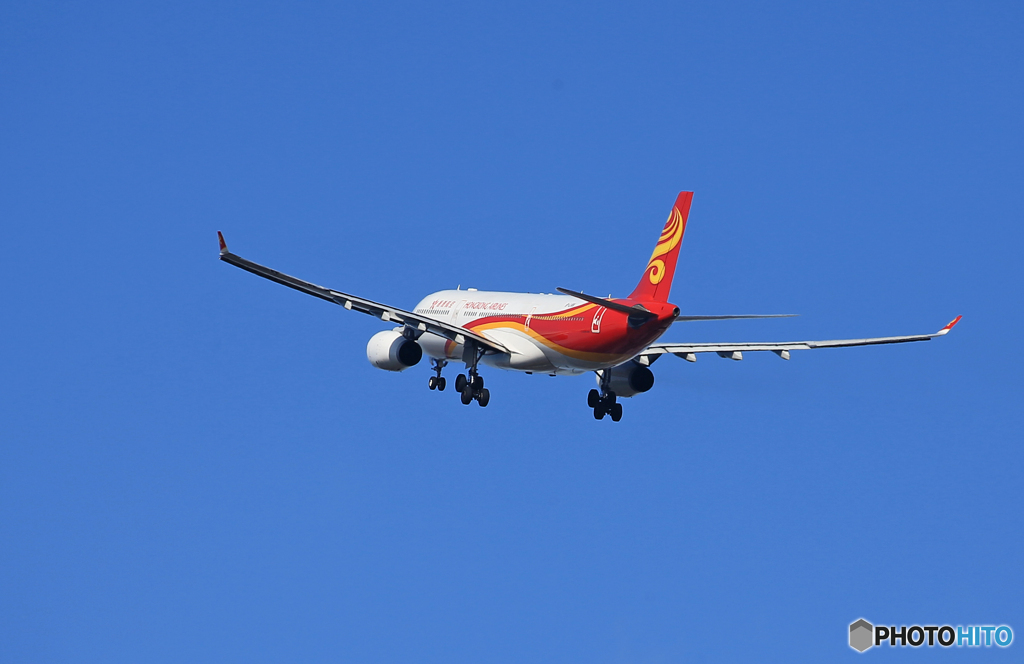 「ぶるー」海南航空 エアバスA330 飛ぶ