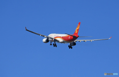 「ぶるー」海南航空 エアバスA330 飛ぶ