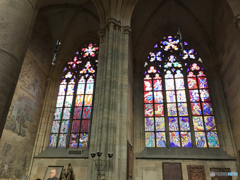　プラハ城　（３１３）ステンドグラス