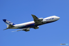 「ぶるー」NCA 747-8KZF JA13KZ Takeoff 