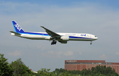 ☀「あおぞら」 ANA 777-381 JA733A Landing