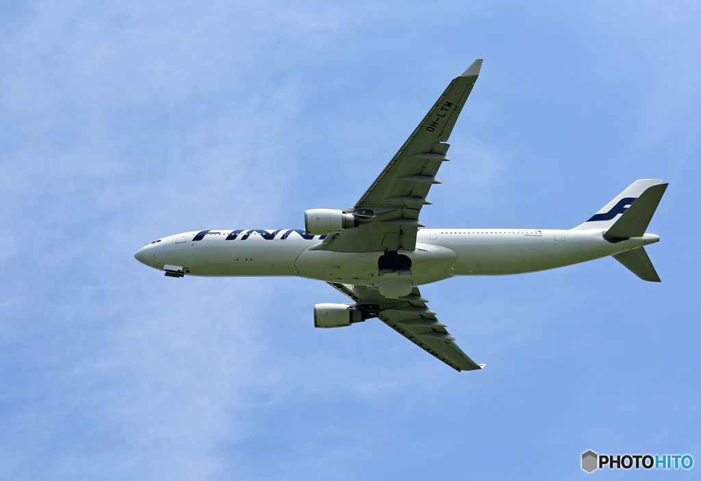 ☀「青い空」が一番 Finnair A330-302 OH-LTM出発