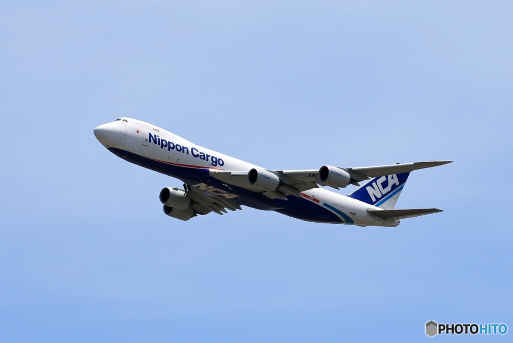 「Blue」 NCA 747-8KZF JA13KZ Takeoff 