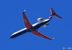 「良い天気」IBEX CRJ-702 JA08RJ出発です