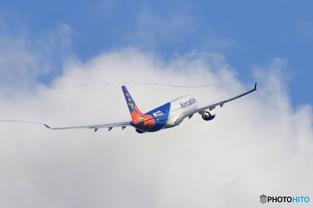 「真青の空」AIR CALIN A330-202 糸引きTakeoff 