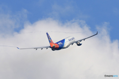 「真青の空」AIR CALIN A330-202 糸引きTakeoff 