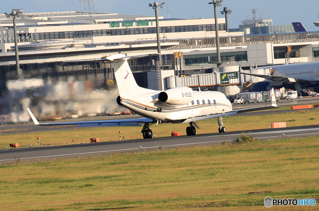 「青が大好き」 Private ガルフストリーム G450 離陸です