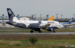 「空色」 Aurora A319-112 BQ-BWV 離陸します