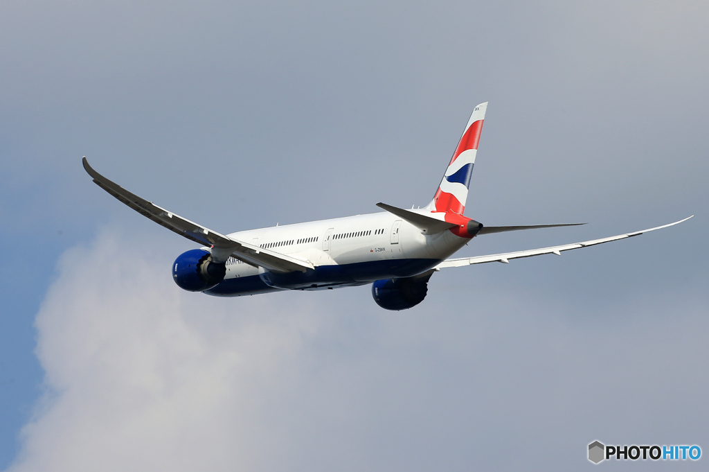 「すかい」 BRITISH 787-9 G-ZBKK 出発です