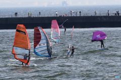 「そらー」いい風だよ　ウインドサーフィン　＆　ウイングサーフィン