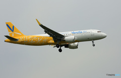 「☁雲」 バニラ A320-214 JA15VA 出発