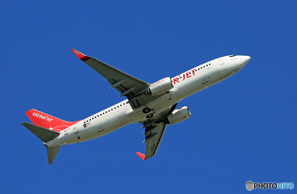 「はれー」 EASTARJET 737-8Q8 HL8269離陸 です
