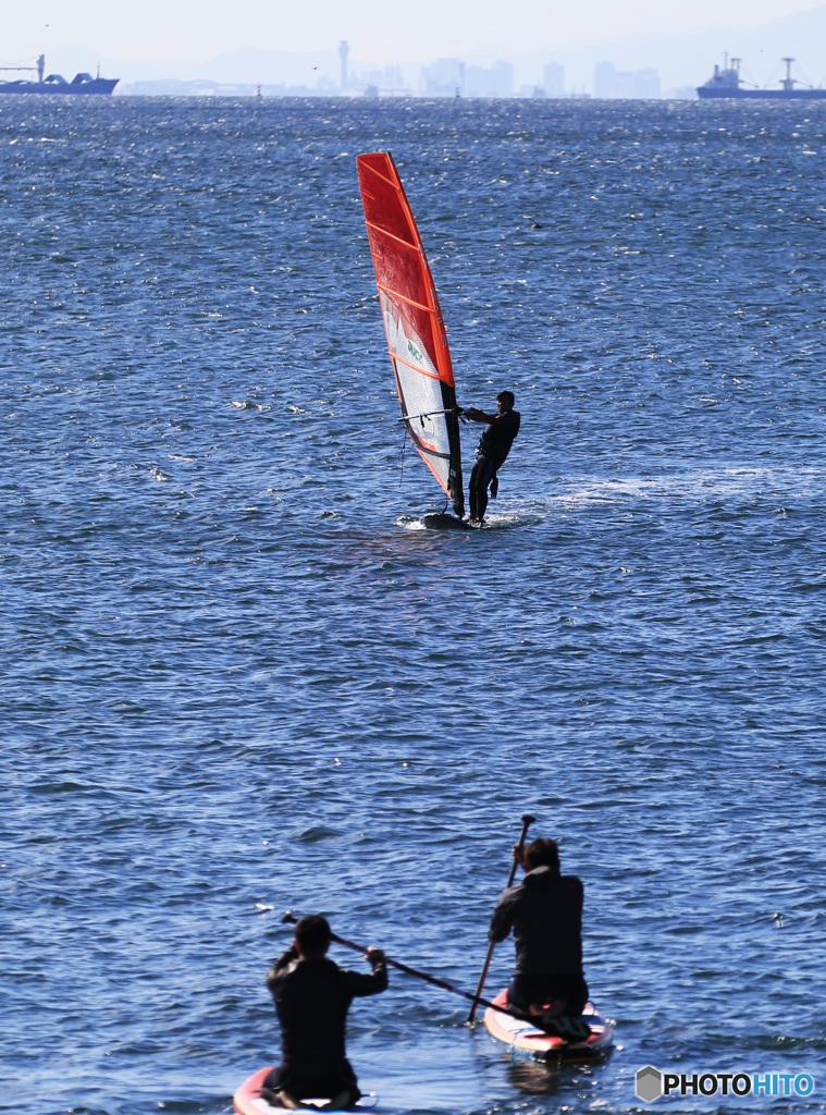 「真青の空」ウインドサーフィン・スタンドアップボードSUP