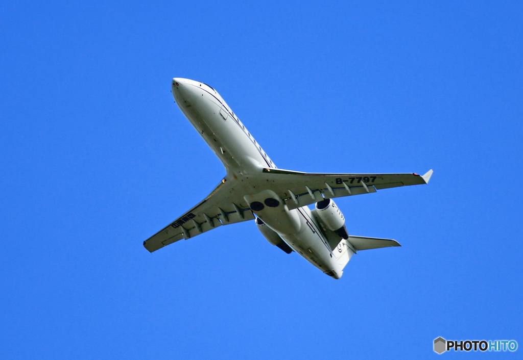 「晴れ」プライベート機 Canadir CL-600-2B19 離陸