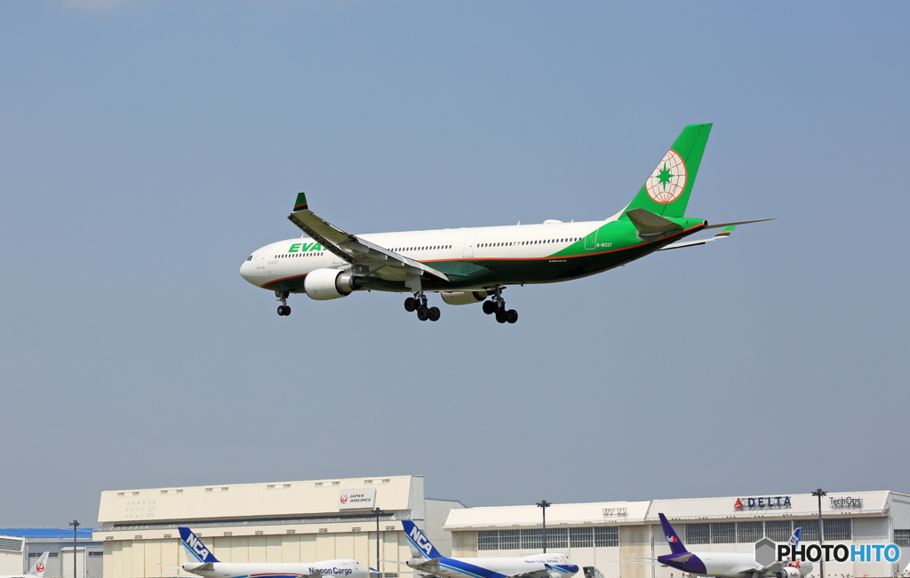 「はれ」 EVA A330-300 B-16337 Landing