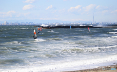 「青い日」ちょっと風が強いけど