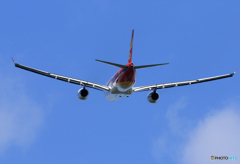 「はれ」 Hong Kong A330-343 B-LNU 飛び立ち