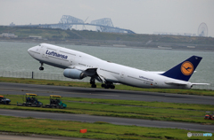 「すかい」Lufthansa 747-8 Takeoff 