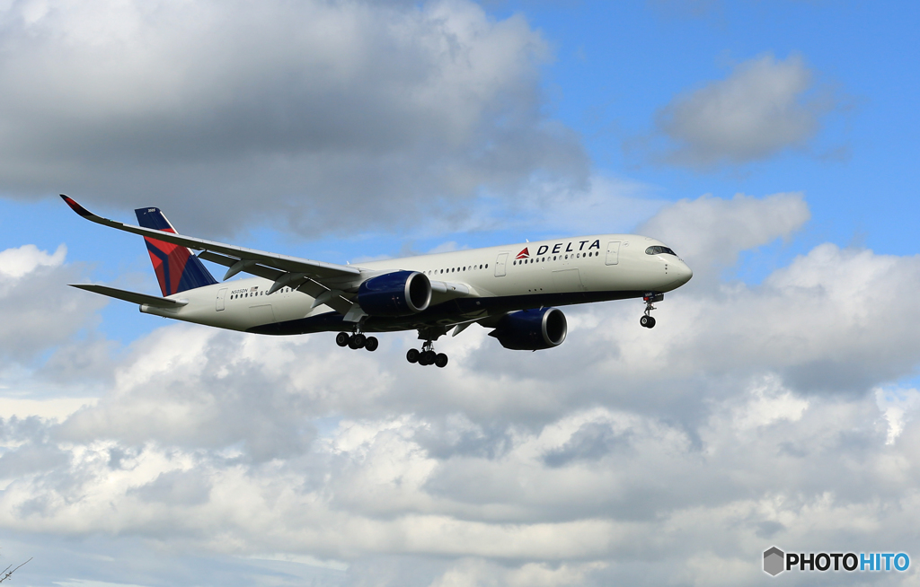 「良い雲」  DELTA A350-941 N505AN