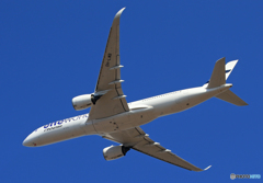 「真青の空」FINNAIR A350-941 OH-LWB飛ぶ