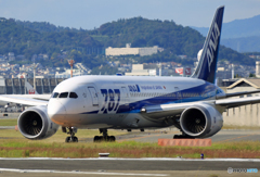 「そらー」ANA ７８７－８出発です （Osaka）