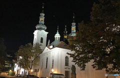 チェコ南部（２９４） チェスキー・クルムロフの夜